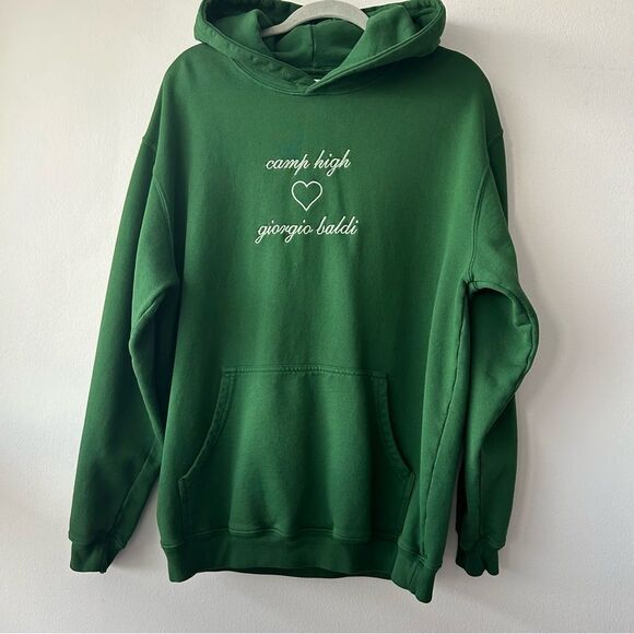 Camp High x Giorgio Baldi Collab green Hoodie - Picture 3 of 12